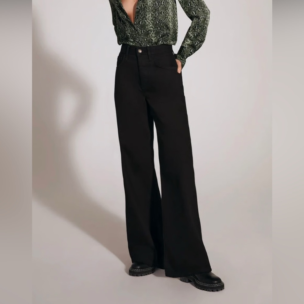 Favorite Daughter Masha Black Denim Jeans NWT! Size 24